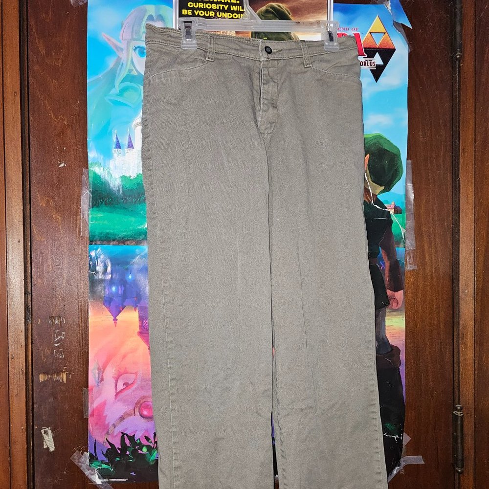 Lee at the waist gray pants 10M